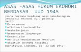 ASAS –ASAS HUKUM EKONOMI BERDASAR  UUD 1945 [Autosaved].ppt