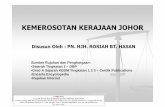 7.3 Kemerosotan Kerajaan Johor