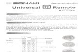 Sonaki Universal TV Remote EV RM9520