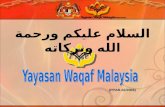 Wakaf Tunai Malaysia 040309