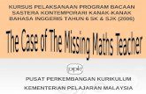 Case of the Missing Maths Teacher.ppt