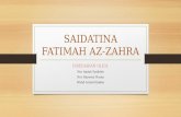 Saidatina fatimah az zahra