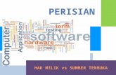 Perisian proprietary vs open source