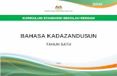 DSK Bahasa KadazanDusun Tahun 1