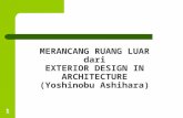 Teknik Perancangan Ruang Luar - intisari dari Exterior Design in Architecture [Yoshinobu Ashihara]