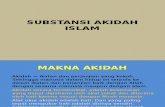 Substansi Akidah Islam
