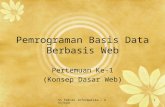Pemrograman Basis Data Web
