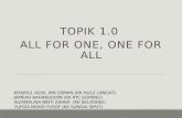 Topik 1 All for One, One for All (Latest) Aizal)