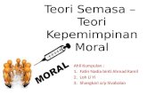 EDU3083 Teori Semasa –Kepemimpinan Moral