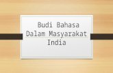 Budi Bahasa Dalam Masyarakat India