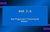 BAB 2-8 Konfigurasi/Tatarajah Robot. Objektif Boleh mengenalpasti jenis konfigurasi robotBoleh mengenalpasti jenis konfigurasi robot Boleh membezakan.