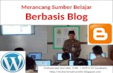 Merancang Sumber Belajar Berbasis  Blog