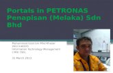 Portals in PETRONAS  Penapisan  (Melaka) Sdn Bhd
