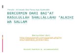 Bercermin dari Bai’at Rasulullah Shallallahu  ‘ alaihi wa sallam