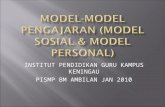 MODEL-MODEL PENGAJARAN (MODEL SOSIAL & MODEL PERSONAL)