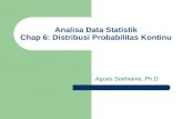 Analisa Data Statistik Chap 6: Distribusi Probabilitas Kontinu
