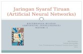 Jaringan Syaraf Tiruan  (Artificial Neural Networks)