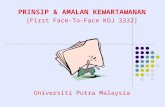 PRINSIP & AMALAN KEWARTAWANAN [First Face-To-Face KOJ 3332] Universiti Putra Malaysia