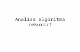 Analisa algoritma rekursif