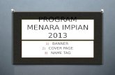 PROGRAM MENARA IMPIAN 2013
