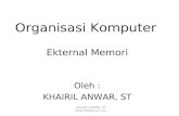 Ekternal Memori Oleh : KHAIRIL ANWAR, ST