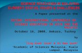 SCIENCE EDUCATION IN MALAYSIA: CURRENT STATUS, ISSUES & CHALLENGES