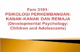 Nama pensyarah :Dr.  Mariani Mansor Kursus:Psikologi Perkembangan  Kanak-kanak  & Remaja
