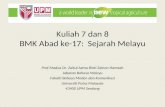 Kuliah  7  dan  8 BMK Abad ke-17:   Sejarah Melayu