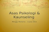 Asas Psikologi & Kaunseling