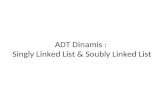 ADT Dinamis :  Singly Linked List & Soubly Linked List