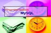 Pengenalan  Database MySQL