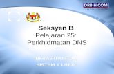 Seksyen B Pelajaran 25:  Perkhidmatan DNS