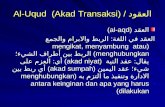 العقود /  Al-Uqud   ( Akad Transaksi )