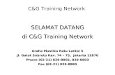 SELAMAT DATANG di C&G Training Network Graha Mustika Ratu Lantai 6