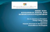 HHHC 9101  KEMAHIRAN SOSIAL DAN KEBERTANGGUNGJAWABAN Set 31 Session 2 2013/2014 Tiong Ching Ching