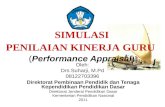SIMULASI PENILAIAN KINERJA  GURU ( Performance Appraisal )