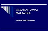 SEJARAH AWAL MALAYSIA