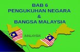 BAB 6 PENGUKUHAN NEGARA  &  BANGSA MALAYSIA