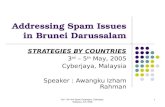 Addressing Spam Issues in Brunei Darussalam