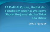 12  Dalil  Al Quran,  Hadist dan Sahabat Mengenai Wajibnya Sholat Berjama'ah jika Tidak ada Udzur