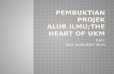 Pembuktian projek Alur Ilmu;the  heart of  ukm