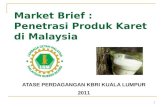 Market Brief : Penetrasi Produk Karet di  Malaysia
