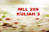 MLL 209 KULIAH 3