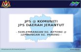 JPS @ KOMUNITI JPS DAERAH JERANTUT -  Sublembangan sg .  Betong  @  lembangan Sg . Pahang -