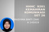HHHC   9201 KEMAHIRAN  komunikasi set 26