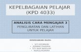 KEPELBAGAIAN PELAJAR  (KPD 4033)