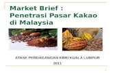 Market Brief : Penetrasi Pasar Kakao di  Malaysia