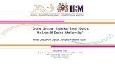 Data Umum Koleksi Seni Halus Universiti Sains Malaysia