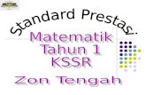 Standard Prestasi Matematik Tahun 1 KSSR