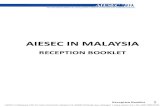 [AIESEC in Malaysia] Reception Booklet